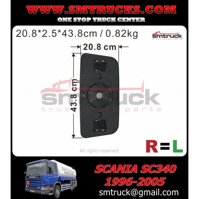 Sc96 630n Scania Sc340 Backsight Mirror, How To Defog Mirror